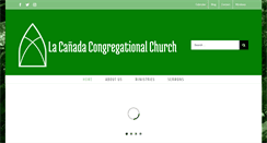 Desktop Screenshot of lacanadacongregationalchurch.org