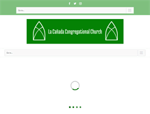 Tablet Screenshot of lacanadacongregationalchurch.org
